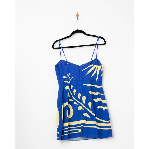 Cala de la Cruz Lucca Dress in Malibu Azul Size M - Picture 5 of 9